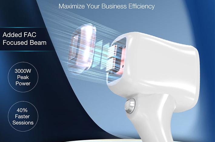 0.3kg Lightweight Laser Hair Removal Handpiece by Winkonlaser reducing operator fatigue